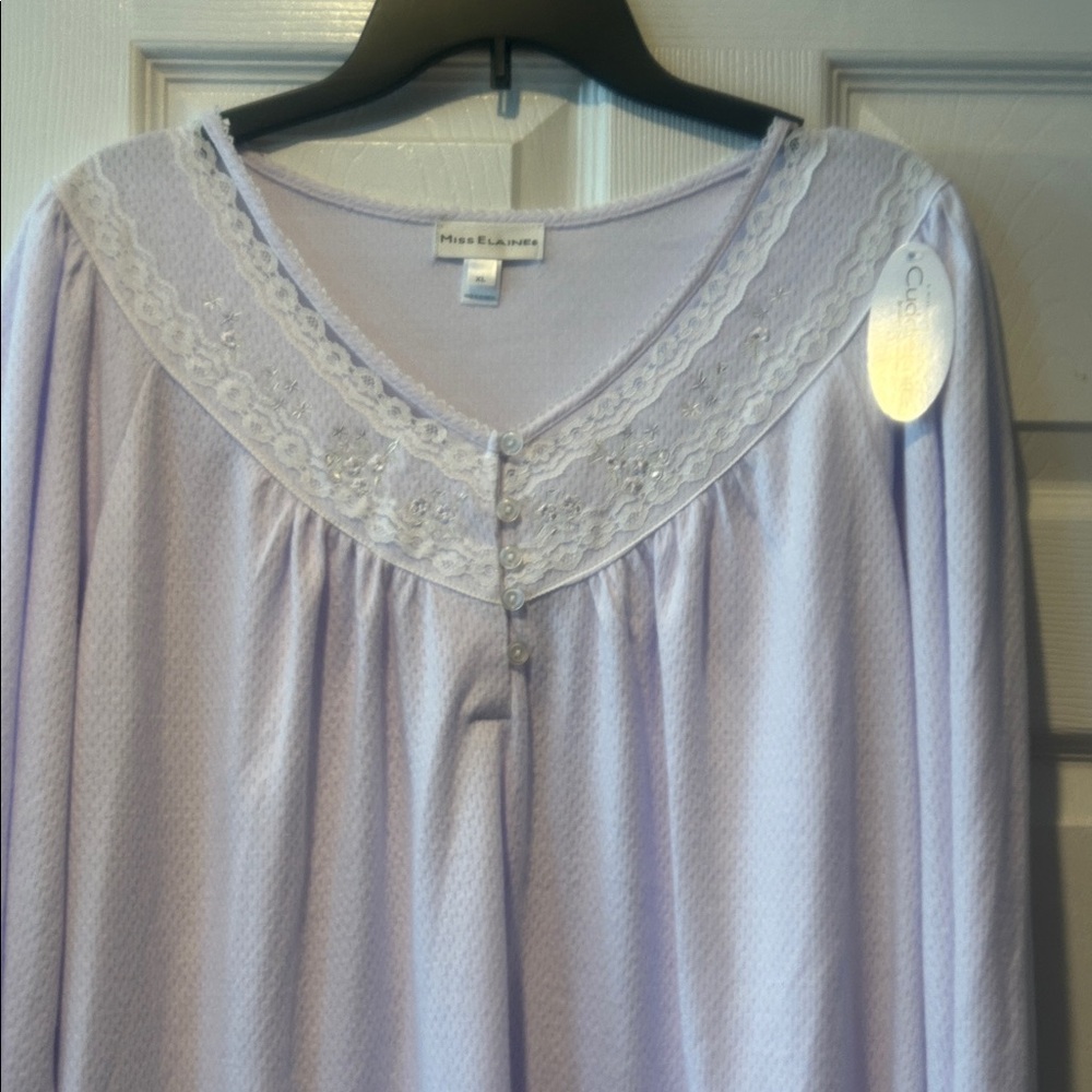 NWT Sz XL purple nightgown miss Elaine